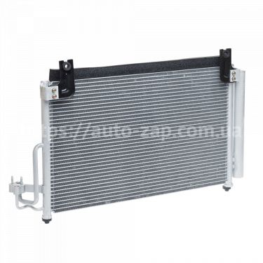 Радиатор кондиционера Kia Rio 1.3/1.5 (00-) АКПП/МКПП с ресивером LRAC 08FD Luzar