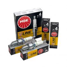 Свечи зажигания NGK V-LINE 4 BP6E (к-т 4 шт) 5637 без резистора сопротивления